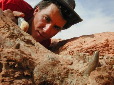 Paul Sereno Excavating BoarCroc