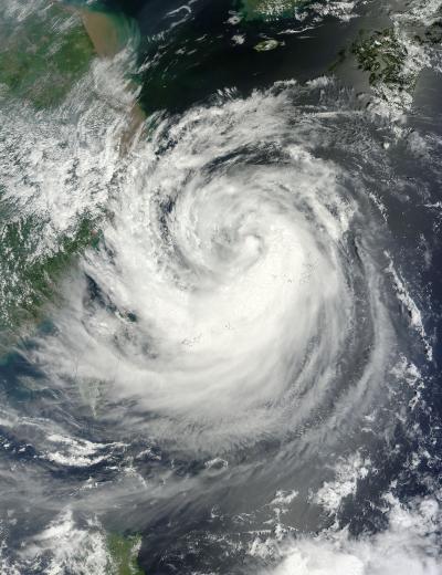Typhoon Haikui Nears Landfall in China