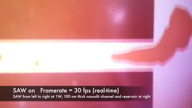 Fluids Moving with and without Acoustic Waves