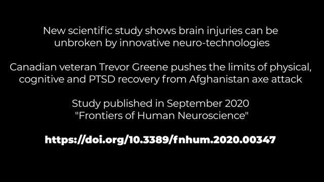 Media B-roll: Canadian veteran Trevor Greene continues his recovery from brain injury using innovative brain technologies