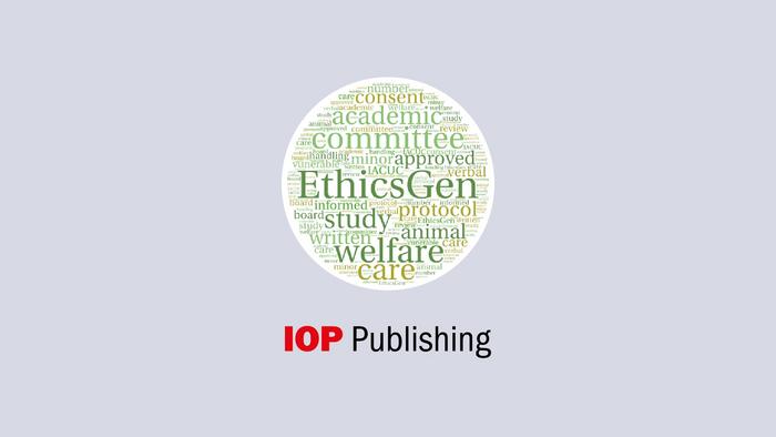 IOP Publishing introduces Ethics statement checker