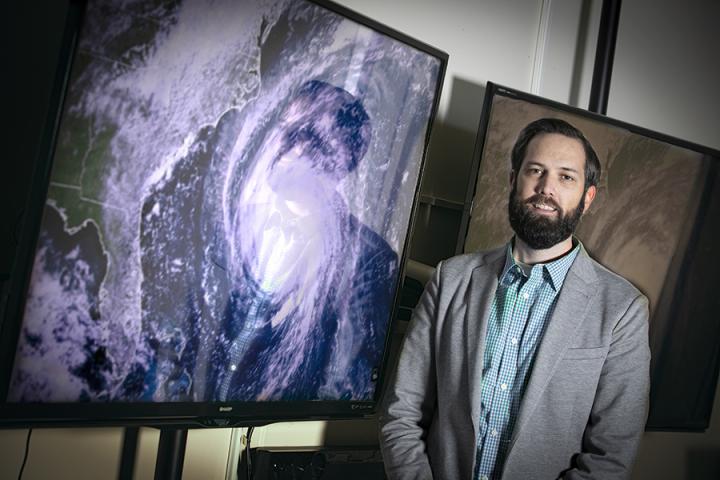 Scientist Studies Climate Change Weather Modeling