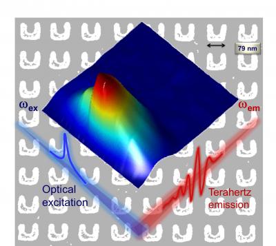 Terahertz Waves from Metamaterials
