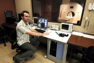 Stephen Wilson and MRI Scanner
