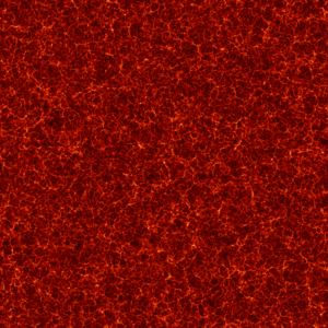 Simulation snapshot 10 billion light-years