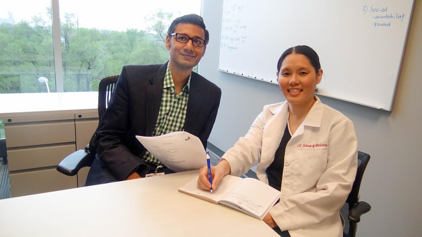 Babar Khan, MD and Sophia Wang, MD, Regenstrief Institute 