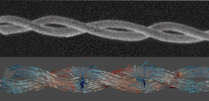 Nanomagnets SEM simulation combo