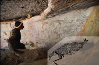 Australia's oldest rock painting is a kangaroo