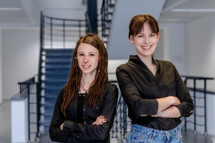 Karola Marky (left) and Rebecca Panskus