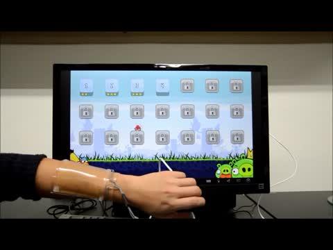 Gaming Using a Stretchy Touchpad (1 of 4)