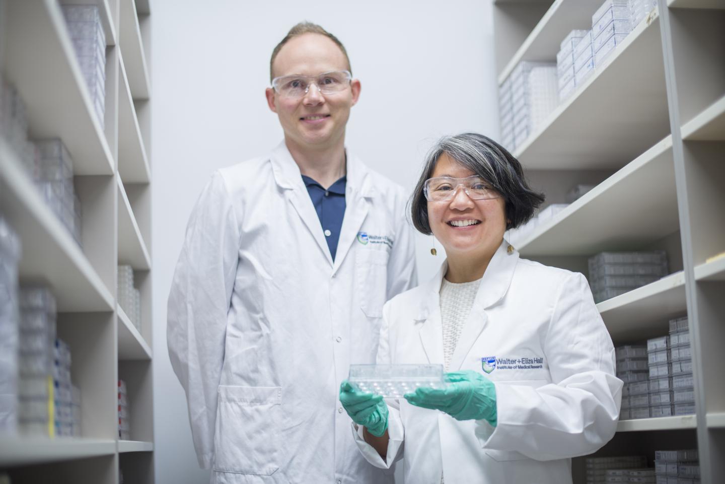 Dr Jakub Gruszczyk and Associate Professor Wai-Hong Tham, Walter and Eliza Hall Institute 