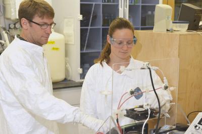 Carl Lamborg and Gretchen Swarr, Woods Hole Oceanographic Institution