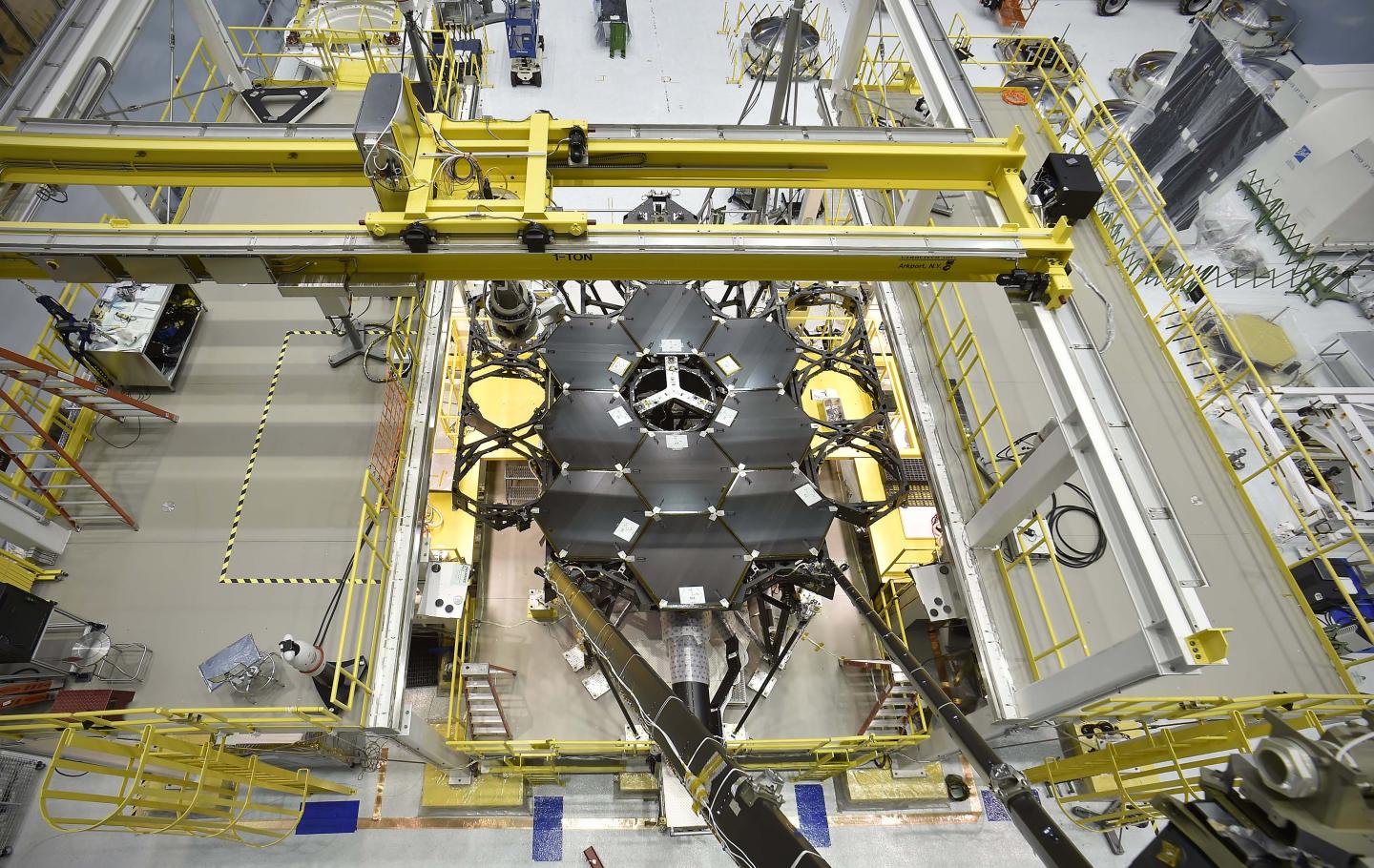 Nine Primary Flight Mirrors Installed on Webb Telescope