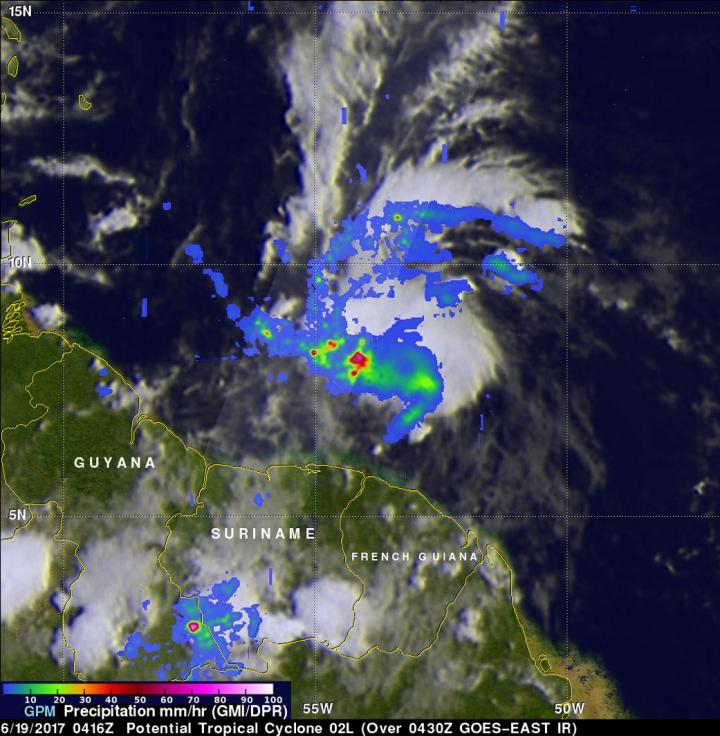 GPM Image of TD2