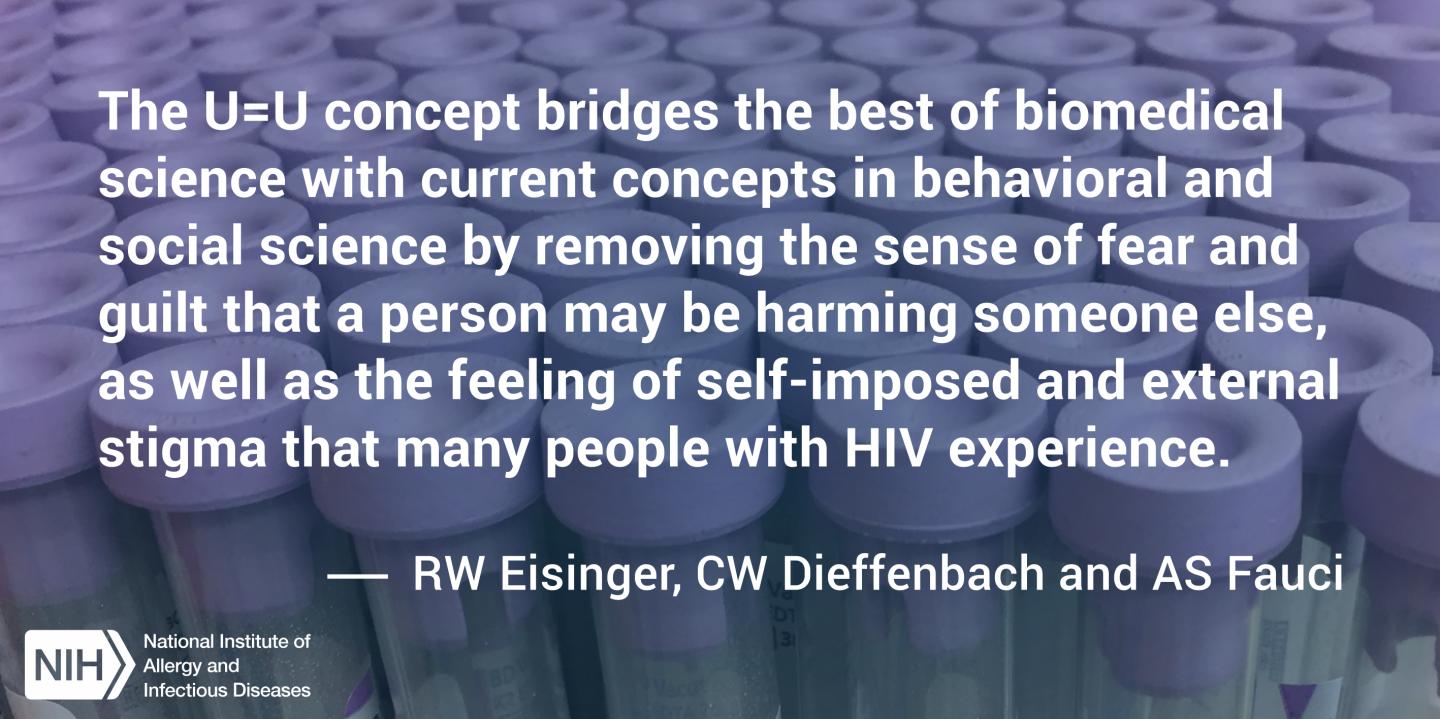 Quote from Eisinger, Dieffenbach and Fauci