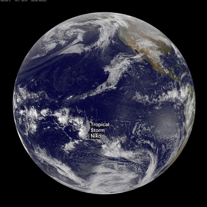 GOES-West Image of Niko