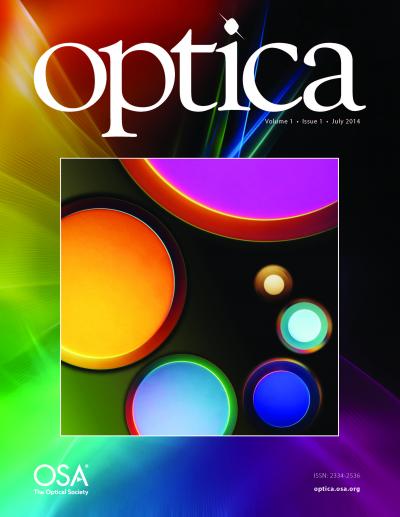 <i>Optica</i> Inaugural Issue Cover