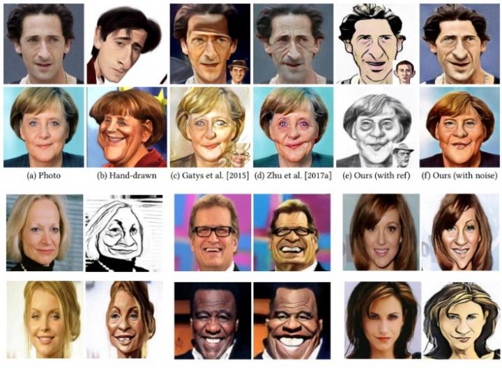 Deep Learning Technique Creates Caricature Art from Photo