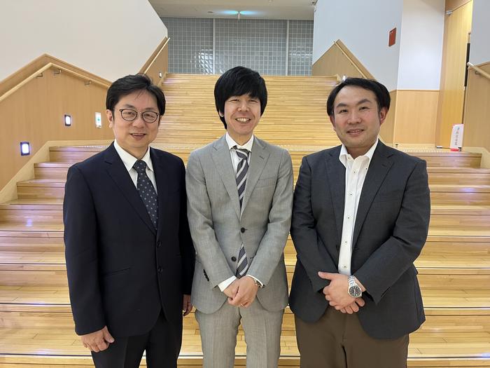 Atsuhito Takeda, Masahiro Shiraishi and Yuma Yamada