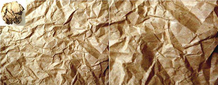 Crumpled Paper Demonstrates Fractal Distribution