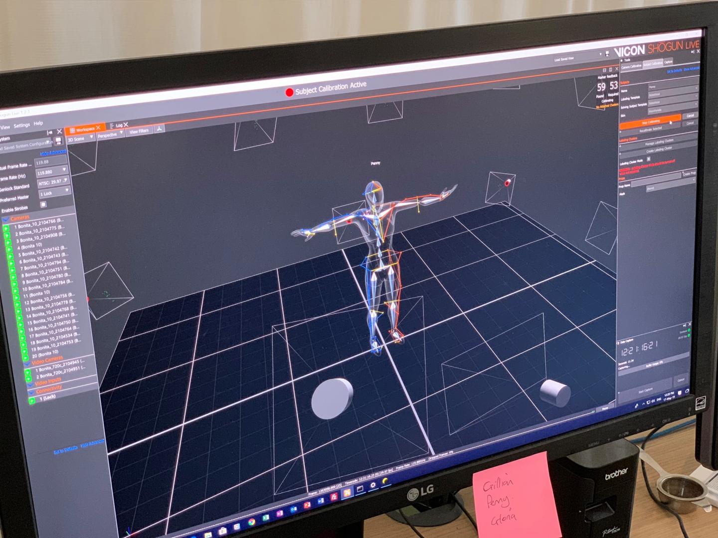 Motion Analysis of Exercise Program
