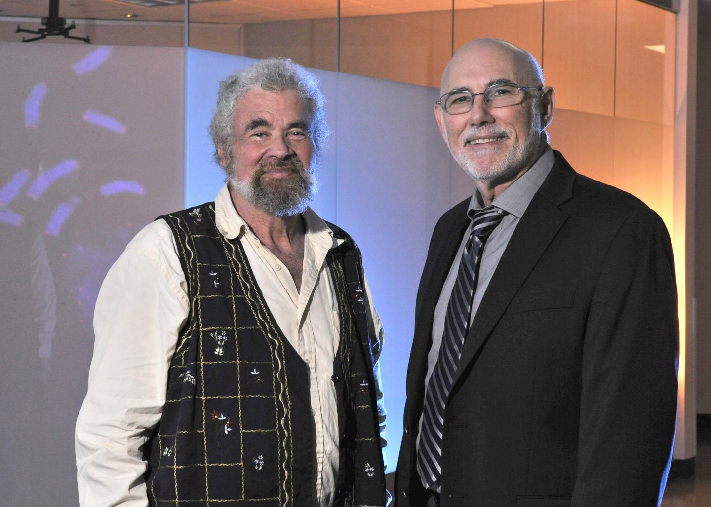 Drs. Woodring E. Wright and Jerry W. Shay