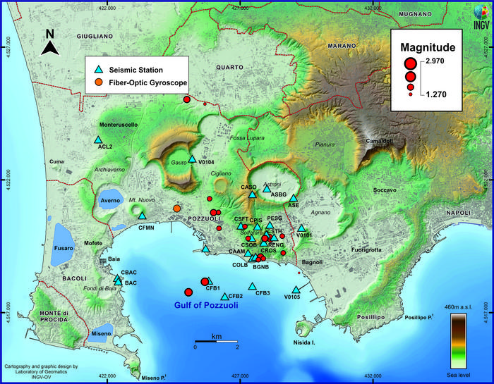 Campi Flegrei volcanic area