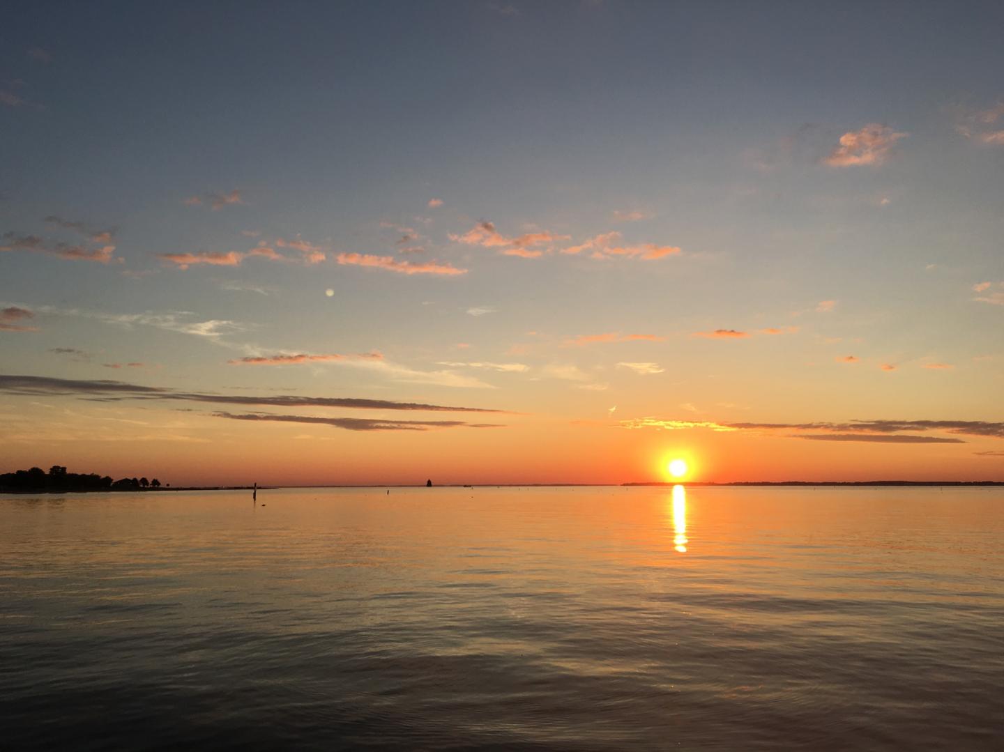 Sunrise over the Rappahannock River