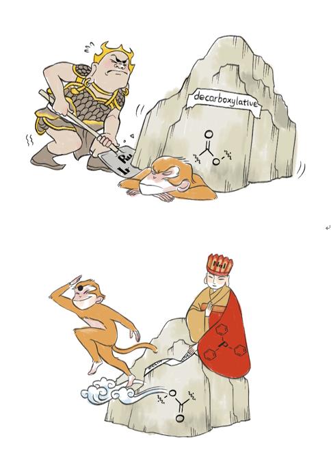 How to Free the Free Radicals from the Carboxyl's Trap?