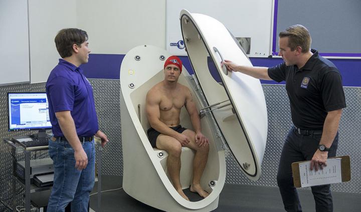 Ryan Durk and Jimmy Bagley Evaluate Body Composition Using the BOD POD