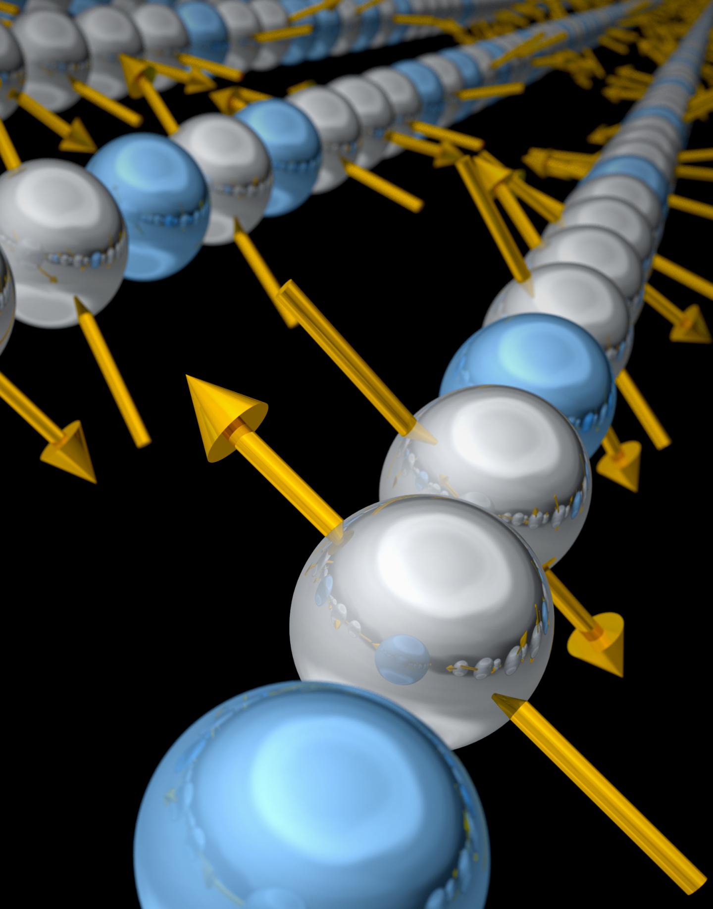 A checkerboard of electron spins