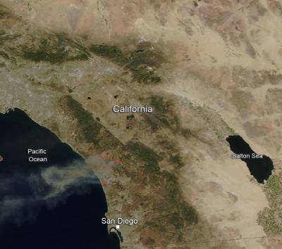 Fires Blazing in Southern California