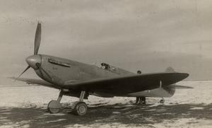 Sandy Gunn in AA793 Spitfire