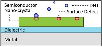 Plasmon Laser Sensor Schematic