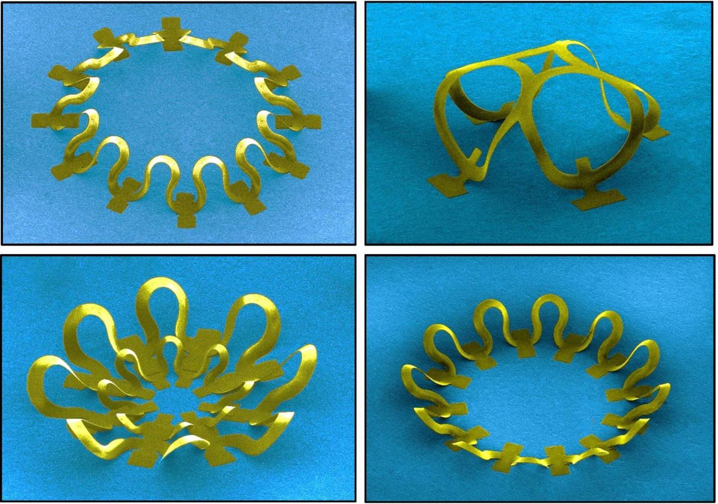 3-D Fabrication Technique: Flower-Like Structures