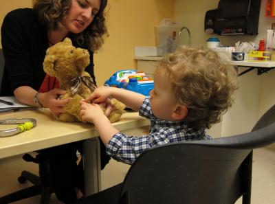 Nurse Works With TEDDY Participant