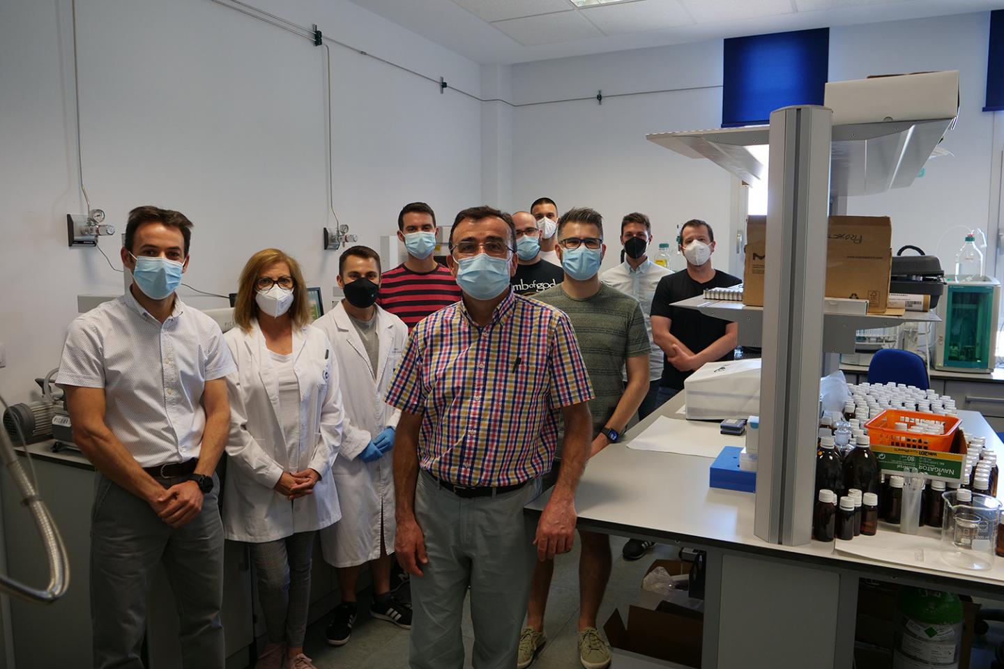 Scientists from the Centre of Hydrogeology of the UMA who participate in this study