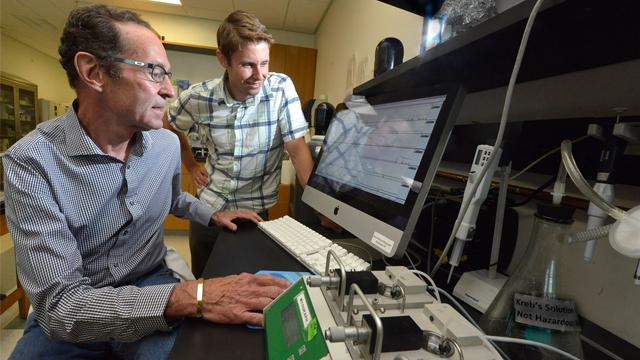 Dr. R. Clinton Webb and Cam McCarthy, Medical College of Georgia at Georgia Regents University