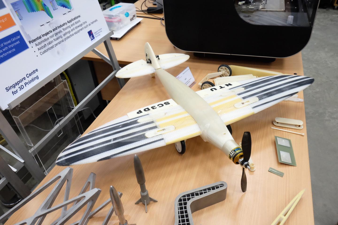 A Small UAV Developed by NTU and ST Engineering Using 3-D Printing Technologies