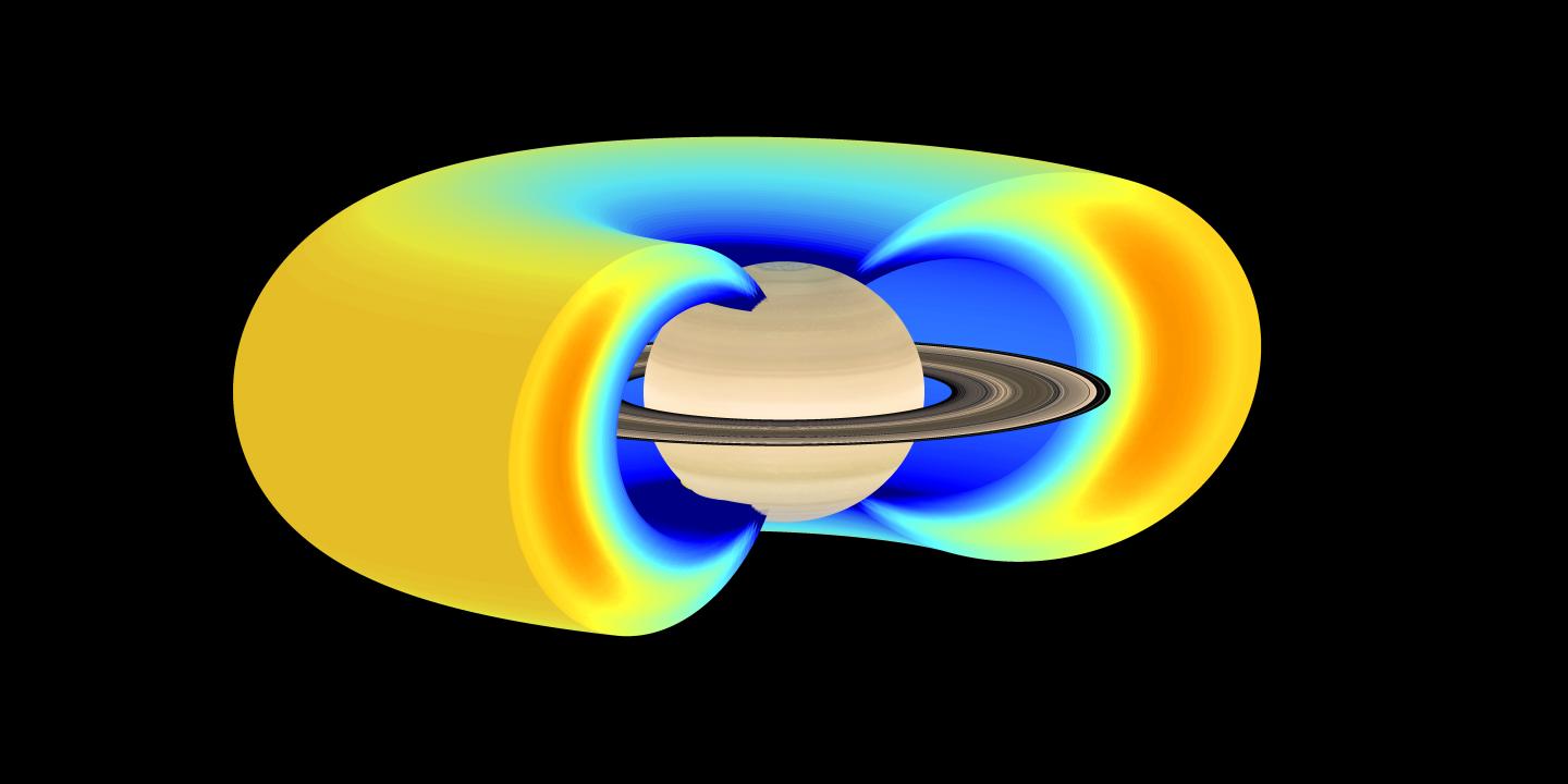 Radiation Belt Around the Planet of Saturn