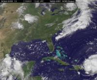 GOES-13 Sees Irene Become a Major Hurricane