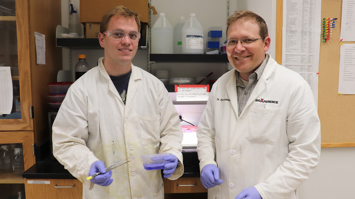 USU Biochemists Thomson Hallmark and Ryan Jackson