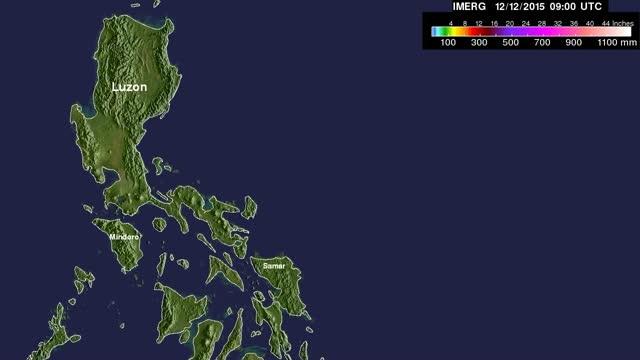 IMERG Video of Rainfall Over Philippines