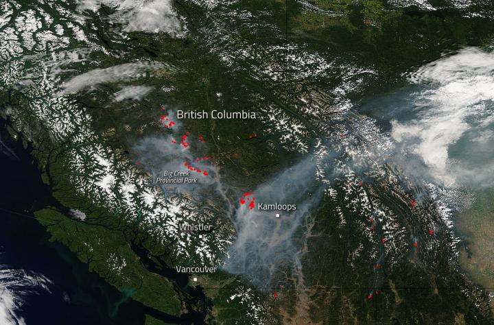 Wildfires in British Columbia