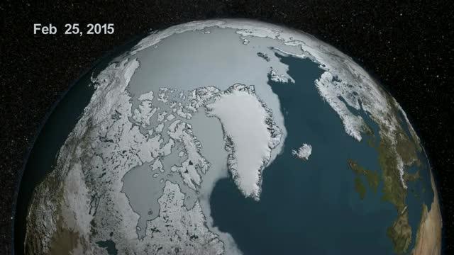 Evolution of the Arctic Sea Ice Cover from its Wintertime Maximum Extent