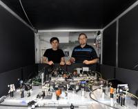 Hologram of a Single Photon -- Authors at the Apparatus