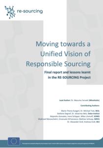 Cover of the EU-funded Re-sourcing Report