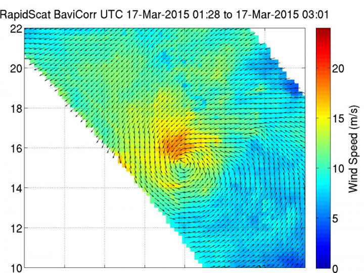 RapidScat Image of Bavi