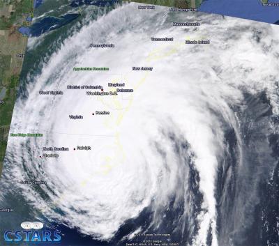 Satellite Images of Irene (2 of 2)