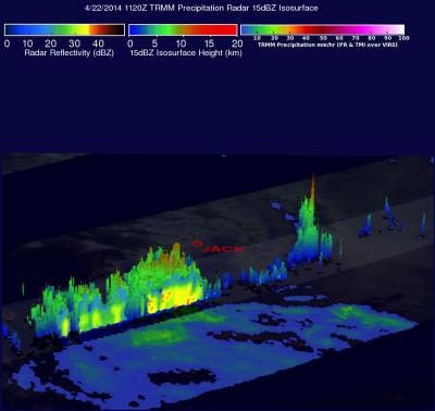 NASA Sees Last Vestiges of Tropical Depression Jack